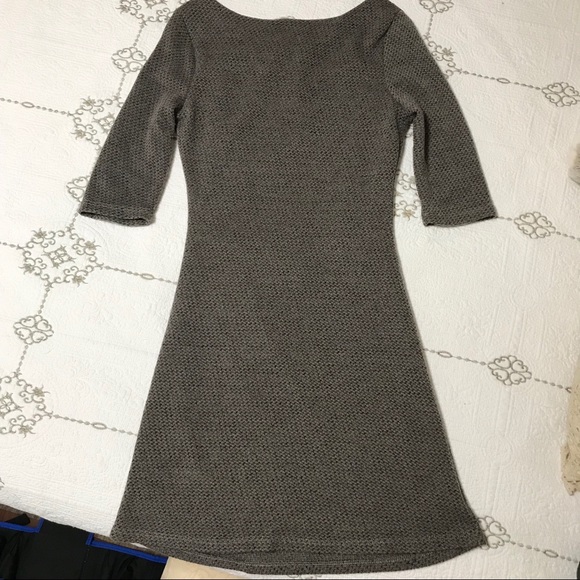Crece Gray 3/4 Sleeve Dress - Picture 4 of 8